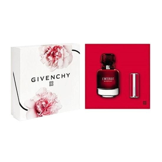 Givenchy L´Interdit Rouge - EDP 50 ml + rtěnka