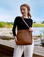 Vuch Dámská crossbody kabelka Neliss Brown