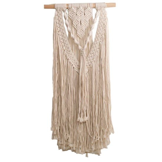 Today Macramé dekorace na zeď DREAM, 100% bavlna, 75 cm