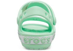 Crocs Crocband Sandals pro děti, 24-25 EU, C8, Sandály, Pantofle, Neo Mint, Zelená, 12856-3TI