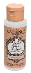 Cadence Textilní barva Style Matt Fabric - bílá / 50 ml