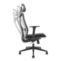 Ergo Office Ergonomická kancelářská židle s kolečky a bederní opěrkou ER-414 černá 70218