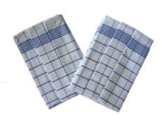 Svitap J.H.J.  Utěrka Negativ Egyptská bavlna bílá/modrá 50x70 cm balení 3 ks