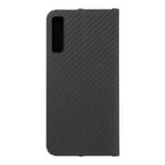 FORCELL Pouzdro / obal na Samsung Galaxy A7 2018 černé - knížkové LUNA CARBON