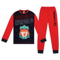 FotbalFans Dětské pyžamo Liverpool FC, dlouhý rukáv, kalhoty | 11-12r