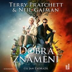 Terry Pratchett: Dobrá znamení - 2 CDmp3 (Čte Jan Zadražil)