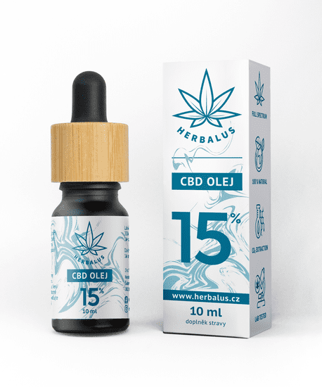 Herbalus CBD Olej 15%, 10ml