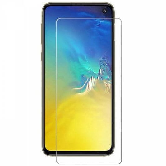 IZMAEL Temperované tvrzené sklo GOLD 9H pro Samsung Galaxy S10e - Transparentní KP23444
