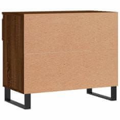 Greatstore Botník hnědý dub 70x36x60 cm kompozitní dřevo