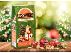 Basilur BASILUR Christmas Tree Zelený sypaný čaj s chrpou a nádechem mago a limetky, vánoční čaj 85 g x1