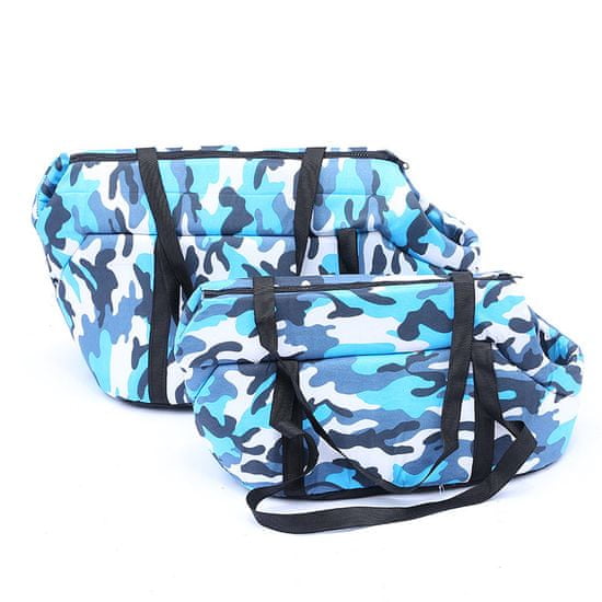 Surtep Animals Taška pro psa Camuflage Army Blue (S - 6 kg)