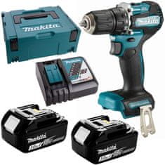 Makita Akumulátorový šroubovák 18V, 40Nm, 2 rychlosti 2x3Ah LXT XPT DDF487RFJ