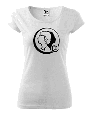 Fenomeno Dámské tričko Znamení blíženci - bílé Velikost: L