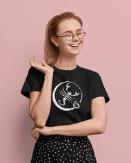 Fenomeno Dámské tričko Znamení štír - černé Velikost: M