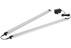 AHProfi Osvětlení dílenského nábytku PROFI - 2x LED panel 8W s adaptérem a propojkou - LED8WBAL2