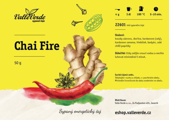 Valle Verde Chai Fire 50 g sypaný čaj