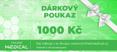 OnlineMedical Dárkový poukaz OnlineMedical - 1000 Kč