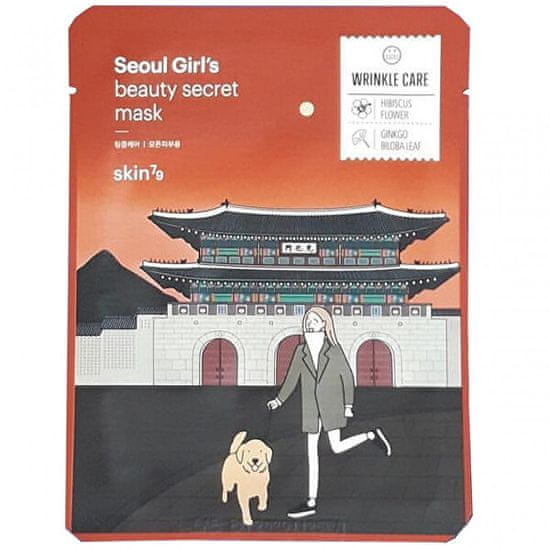 Skin79 Plátýnková maska proti vráskám Seoul Girl`s Beauty Secret Mask (Wrinkle Care Mask) 10 x 20 g