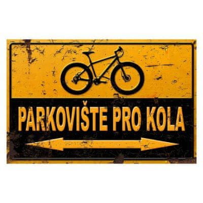 Retro Cedule Cedule Parkoviště pro kola