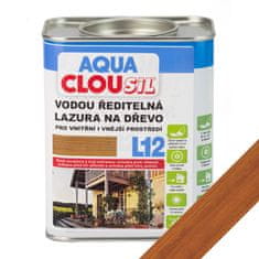 Clou Vodou ředitelná lazura L12 AQUA CLOUsil, č.5 oreg.pinie, různá balení, ekolog.nezávadná lazura na dřevo, vhodná pro interiér i exteriér, chrání dřevo po dlouhou dobu před vlhkostí i UV zářením., 5,0 l