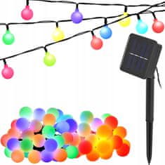 MG Garland RGB solární řetěz 50 LED 6.7m