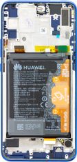 Huawei P Smart Z LCD Display + Dotyková Deska + Přední Kryt Blue (Service Pack)