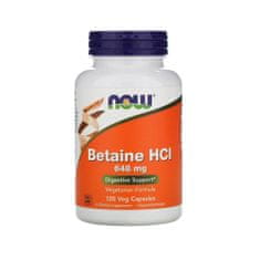 NOW Foods Doplňky stravy Betaine Hcl 648 MG