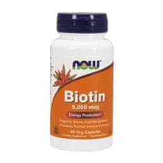NOW Foods Doplňky stravy Biotin 5000 Mcg