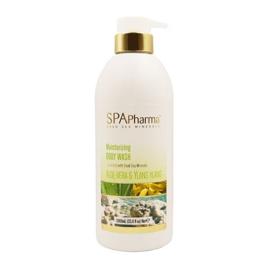 Spa Pharma Produkty osobní péče bílé Moisturizing Body Wash Aloe Vera Ylang Ylang