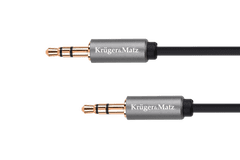 shumee Jack kabel 3,5 stereo zástrčka - 3,5 stereo zástrčka 1m Kruger&amp;Matz Basic