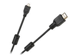 shumee Kabel HDMI typ A zástrčka - HDMI micro zástrčka typ D Cabletech ekonomický