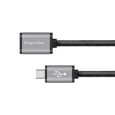 shumee USB kabel - micro USB zásuvka-zástrčka 1,0m Kruger & Matz