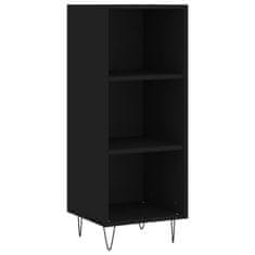 Vidaxl Skříň highboard černá 34,5x32,5x180 cm kompozitní dřevo