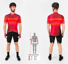 Endura Dres Virtual Texture E5091 - pánské, krátký, červená - Velikost M