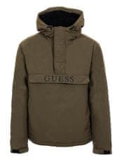 Guess Guess pánská bunda klokanka Task khaki zelená Velikost: M