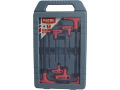 Extol Premium T-klíče TORX, sada 9ks, T10-50