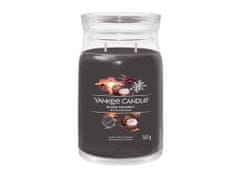 Yankee Candle Vonná svíčka Signature velká 2 knoty 567g Black Coconut