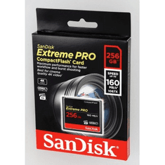 SanDisk Extreme Pro CF 256 GB 160 MB/s VPG 65, UDMA 7