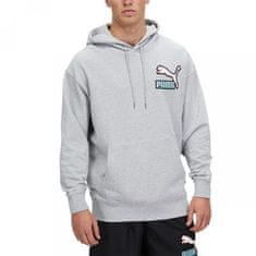 Puma Mikina šedá 176 - 181 cm/M Fandom Hoodie TR