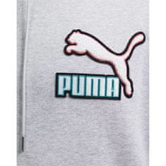 Puma Mikina šedá 176 - 181 cm/M Fandom Hoodie TR