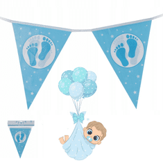 Koopman Girland pro porod baby shower dekorace 3,5 m