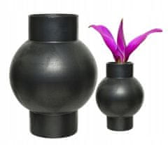 Kaemingk Keramická matná dekorativní váza na květiny 30 x 22,5 cm