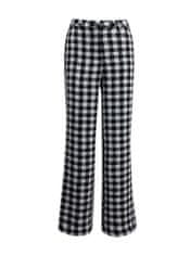 Orsay Bílo-černé dámské vzorované kalhoty 38