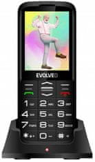 Evolveo EasyPhone XO s nabíjecím stojánkem, černá