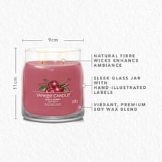 Yankee Candle Yankee Candle vonná svíčka Signature ve skle střední Black Cherry 368g