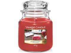 Yankee Candle Vonná svíčka Classic ve skle střední Letters To Santa 411 g