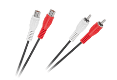 shumee Kabel 2 x RCA zástrčka - 2 x RCA zásuvka 5m