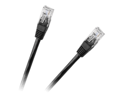 shumee Patchcord kabel UTP 8c zástrčka-zástrčka 0,5m CCA černá