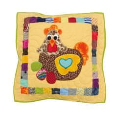 Handy Pets Patchwork - Povlak na dětský polštářek - Kokodák 44 x 44 cm