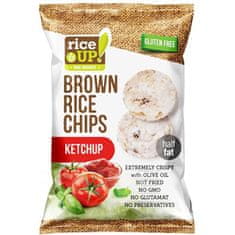 Rice Up Rýžové chipsy kečup 60g